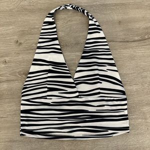 Princess Polly Zebra Halter Top